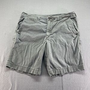American Eagle Shorts Mens 38 Green Bermuda High Rise Hiking Outdoor